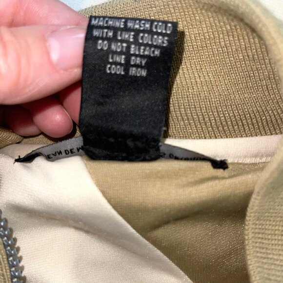 Marithe Francois Girbaud Jacket Mens Size XL Zip Up Spell Out Short Sleeve - Picture 5 of 12